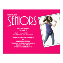 High School Seniors Graduation Party Invitation