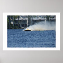 High Speed Boat Racer Posters