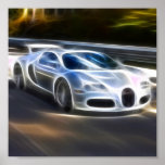 High Speed Car Poster