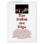 High Stakes Card
