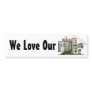 High Tech 5th Wheel Camper Bumper Stickers