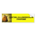 High Visibility Halloween Safety Car Bumpersticker