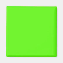 High Visibility Neon Green Fridge Magnet