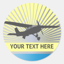 High Wing Aircraft Stickers
