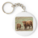 Highland Cow with calf 9Y316D-048 keychains