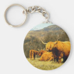 Highland Cows Keychain