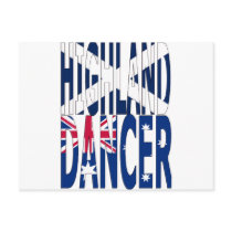 Highland Dancer Australia Post Cards