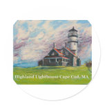 Highland Lighthouse Cape Cod, MA stickers
