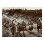 Highlanders in WWI Postcard