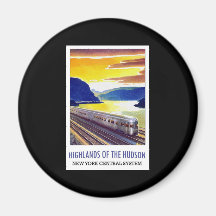Highlands Of The Hudson New York Central System Magnet