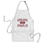 Highlands - Owls - High School - San Antonio Texas aprons