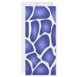 Highlighted Deep Blue Random Mosaic Pattern Custom rack cards