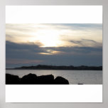 Highway 101 Sunset - Newport Bayfront2 Print
