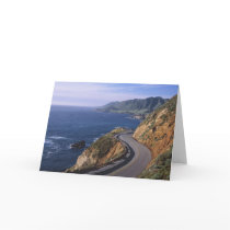 Highway 1 along the California Coast near Greeting Card