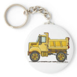 Highway Dump Truck Construction Key Chains keychains