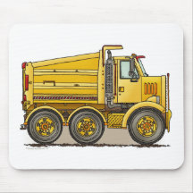 Highway Dump Truck Mouse Pad