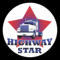 Highway Star Trucker stickers