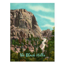 Highway to Mt. Rushmore Vintage Postcard postcards
