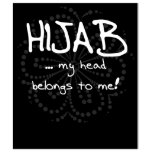 Hijab - my head belongs to me t-shirts