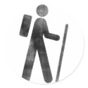 Hiker stickers