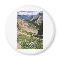 Hikers in Rockies Aspen CO Fridge Magnet