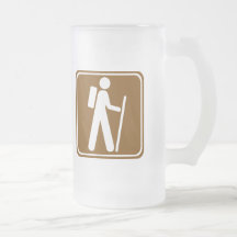 Hiking Highway Sign Coffee Mug