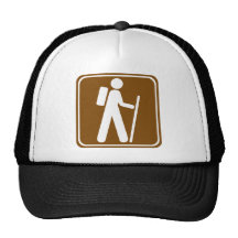 Hiking Highway Sign Mesh Hat