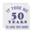 Hilarious 50th Birthday Gag Gifts invitations