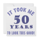 Hilarious 50th Birthday Gag Gifts invitations