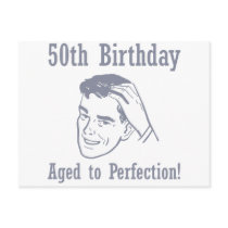 Hilarious 50th Birthday Gifts Postcard