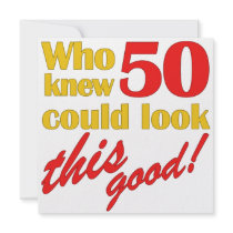 HIlarious 50th Birthday Party Invitations