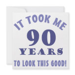 Hilarious 90th Birthday Gag Gifts invitations