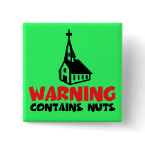 Hilarious atheist pin