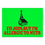 Hilarious atheist joke greeting card