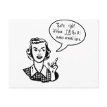 Hilarious Mother's Day Rude Design postcards