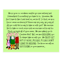 Hilarious Retirement Card--From The Gang! Post Card