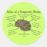Hilarious Surgeon Gifts Round Stickers