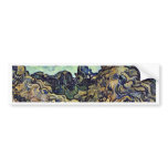 Hill At Saint-Remy By Vincent Van Gogh bumper stickers