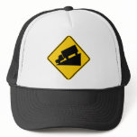 Hill or Steep Grade Warning Highway Sign hats