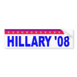 Hillary 08 bumper sticker