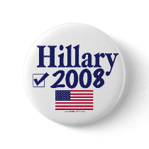 Hillary 2008 Button 