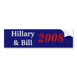 Hillary & Bill , 2008 bumper stickers