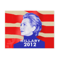 Hillary Clinton 2012 Postcard