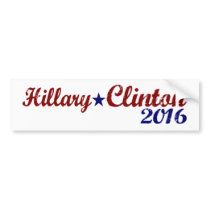 Hillary Clinton 2016 Bumper Sticker