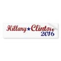 Hillary Clinton 2016 bumper stickers