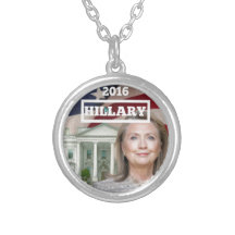 Hillary Clinton 2016 Custom Necklace