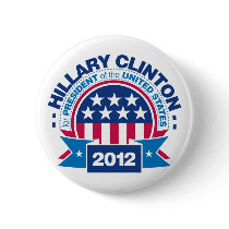 Hillary Clinton for President 2012 Buttons