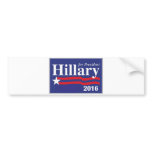 Hillary Clinton for President 2016 Bumper Stickers