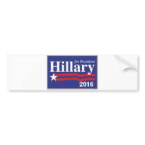 Hillary Clinton for President 2016 Bumper Stickers