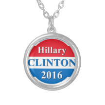 Hillary Clinton for President 2016 Personalized Necklace
